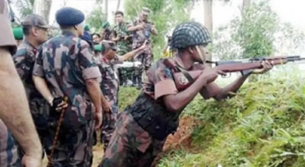 সিলেট সীমান্তে বিএসএফের গুলি, পাল্টা জবাব বিজিবির